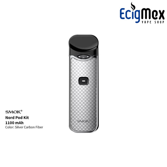 POD Smok Nord 1100 mAh varios colores y acabados para vapor masivo