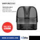Cartucho para Vaporesso Luxe X con Mesh Coil de 0.4, 0.6 y 0.8 ohms Capacidad 5 mL Diseño traslúcido futurista