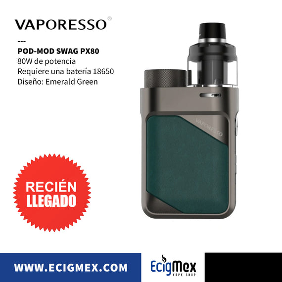 POD MOD Vaporesso SWAG PX80 Potencia 80W varios colores