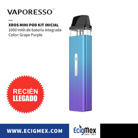 POD Inicial Vaporesso XROS Mini 1000 mAh Cartucho Magnético 2 mL Diseño Elegante y Discreto Ideal para Nic Salts