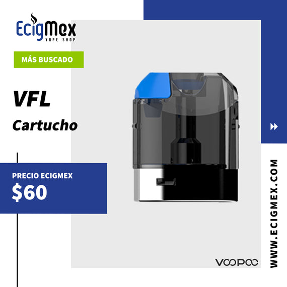 Cartucho para POD Voopoo VFL con capacidad de 0.8 mL