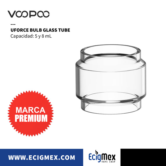 Cristal para cigarro electrónico Voopoo Glass Tube Uforce varios modelos