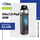 POD Inicial Voopoo Vinci II 50 W de Potencia 1500 mAh de Batería Integrada Diseño Suave y Natural Compatible con Nic Salts