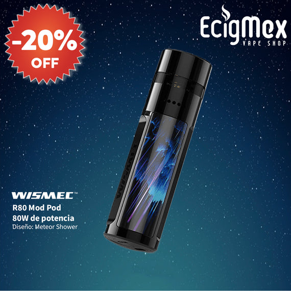 POD MOD Wismec R80 80 W varios colores carga rápida