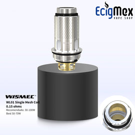 Resistencia para vaporizador Wismec WL01 Single Mesh Coil 0.15 ohms