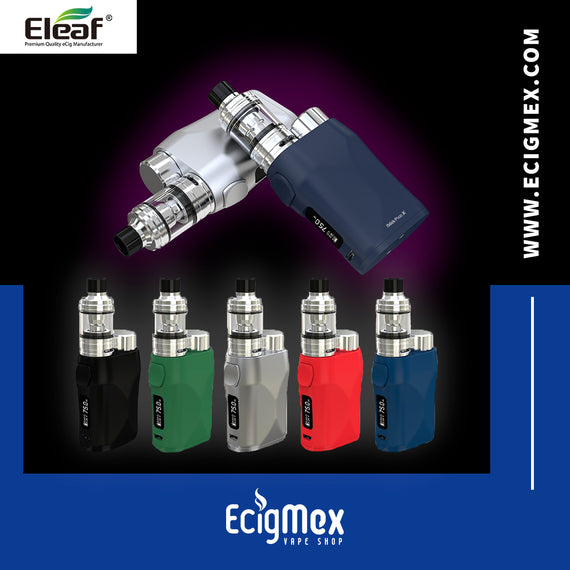 Kit Inicial MOD Eleaf iStick Pico X 75 W varios colores con sistema de protección de resistencia